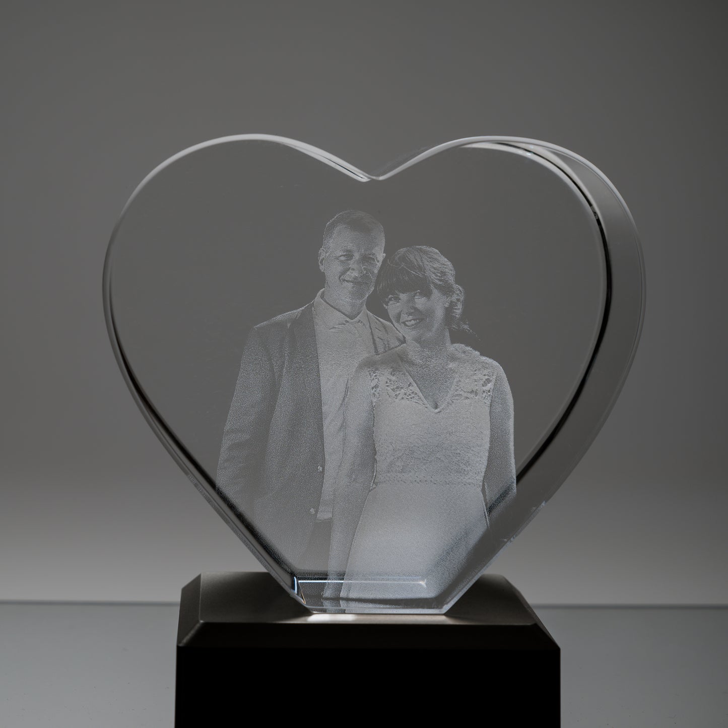 Krystall Hjerte 16 cm