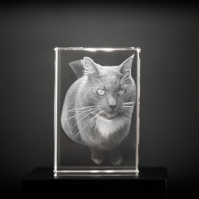 Krystallkube 9x6x6 cm