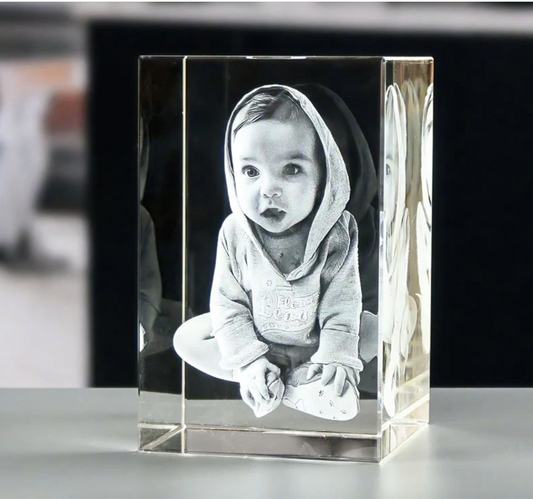 Krystallkube  9x6x6 cm